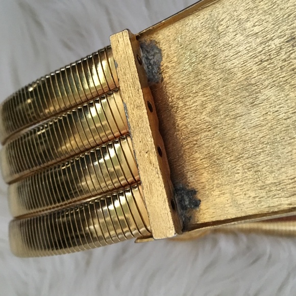 vintage judith leiber stretch medallion belt main image 6